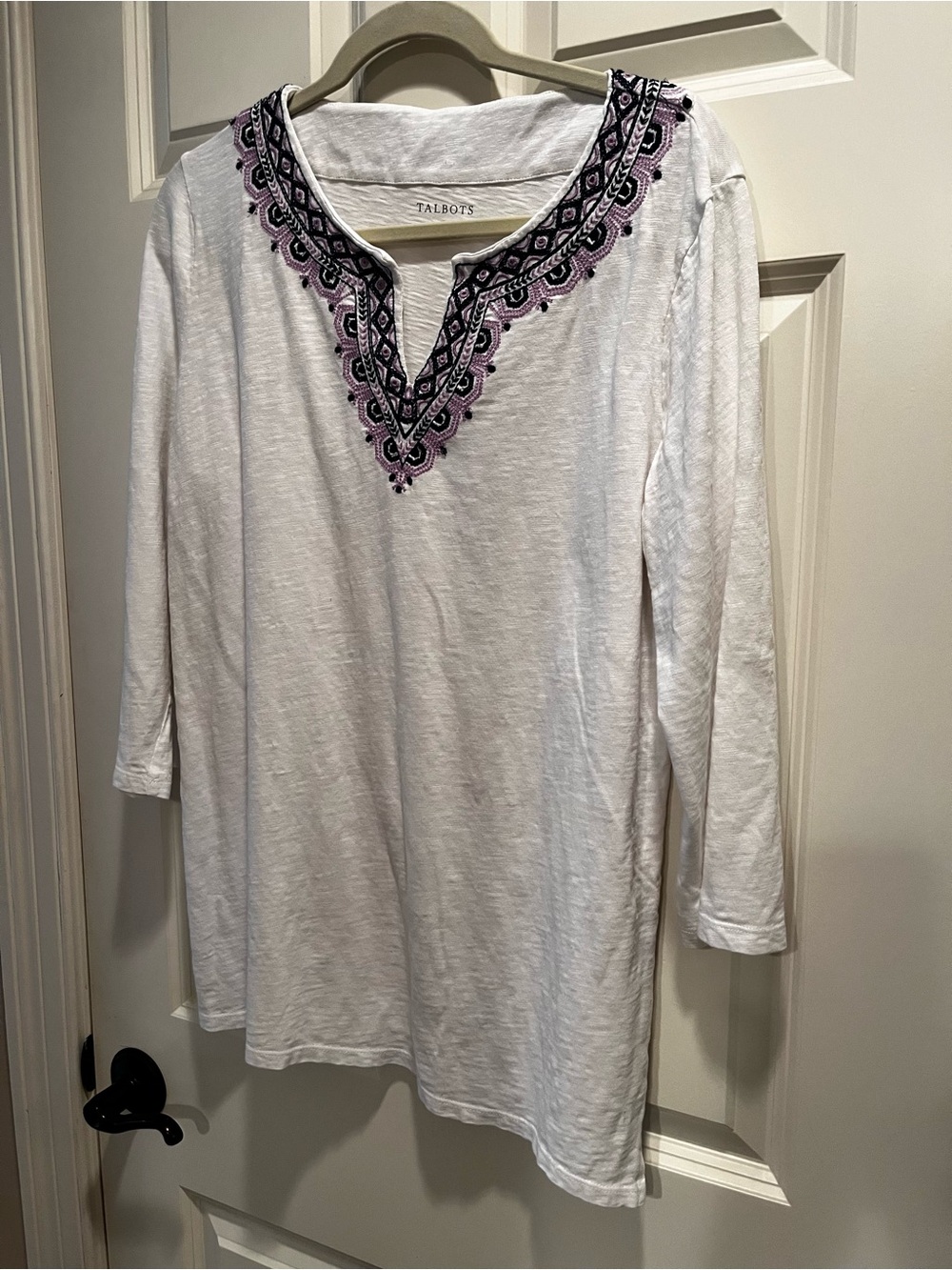 Talbots Embroidered Top/Tunic